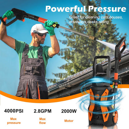 Stream 4000PSI Electric Pressure Washer without Hose Reel