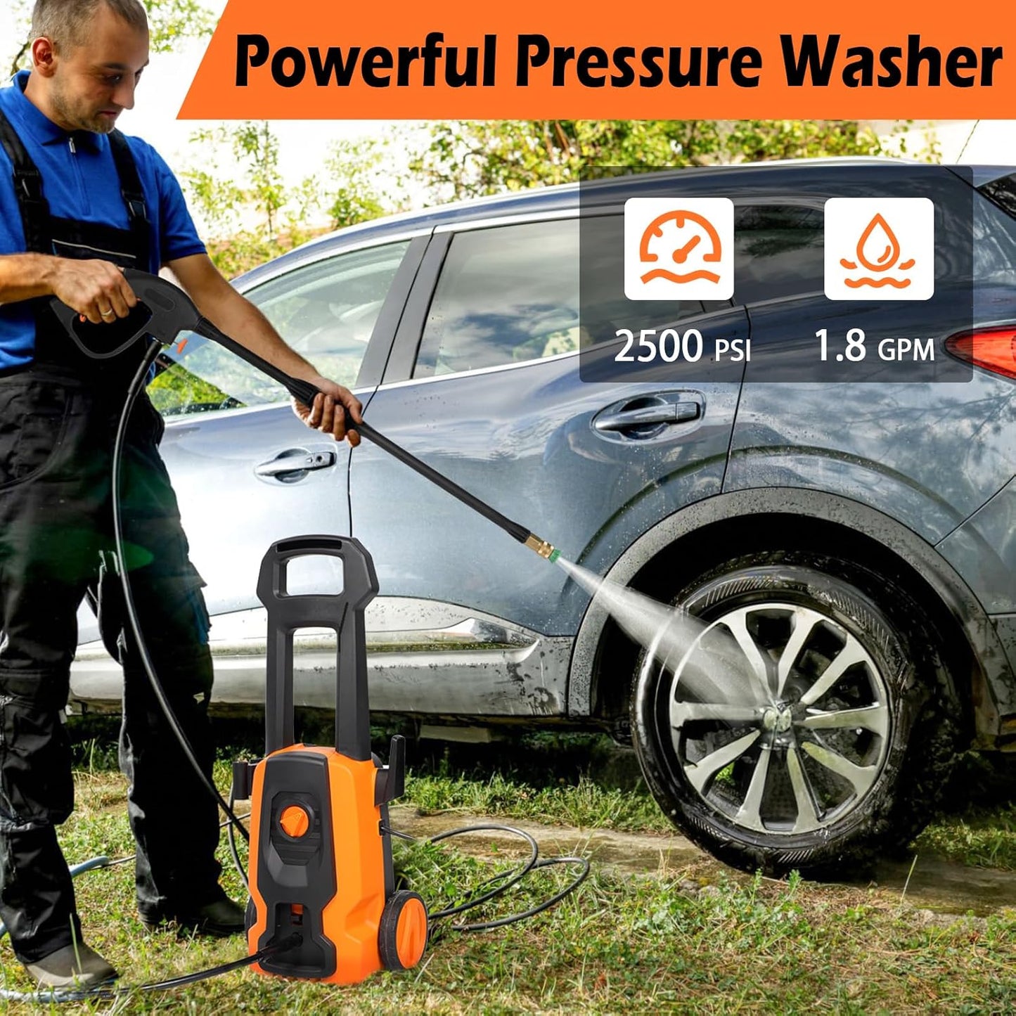Electric Power Washer 4000 PSI 1.8 GPM