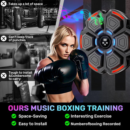 Smart Bluetooth Music Boxing Workout Machine with Gloves